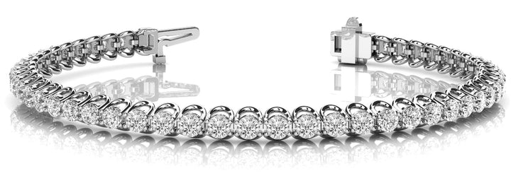 46 Diamond Line Prong Set Bracelet