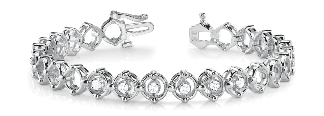 Diamond Round Fashion Bracelet