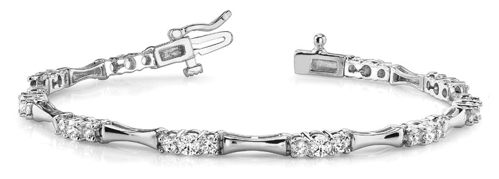 Multi-Diamond Fashion Bracelet in Precious Metals