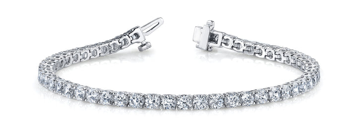 65-Diamond Line Prong Set Bracelet