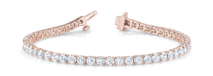 14K Rose Gold 14-Diamond Fashion Bracelet