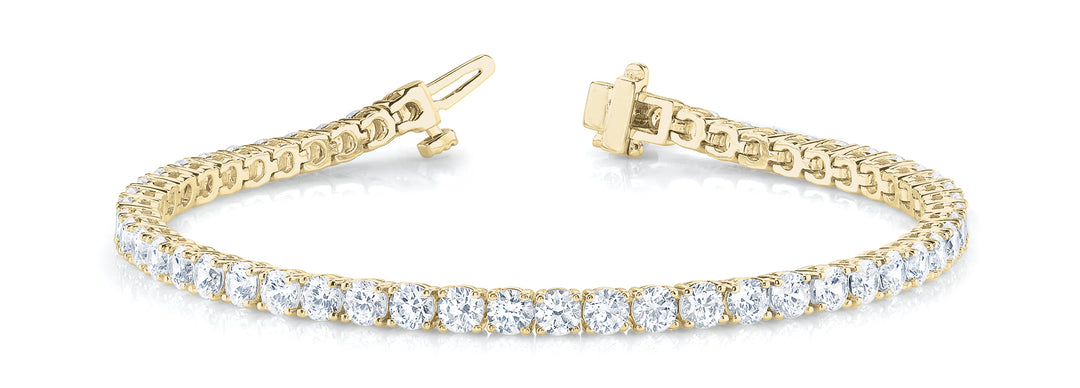 14K Yellow Gold Diamond Fashion Bracelet