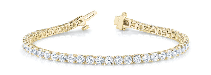 14K Yellow Gold Diamond Fashion Bracelet