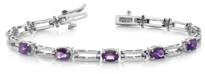 Oval Diamond Multi-Stone Bracelet