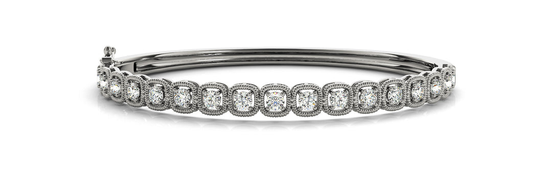 Multi-Diamond Fashion Bangle Bracelet