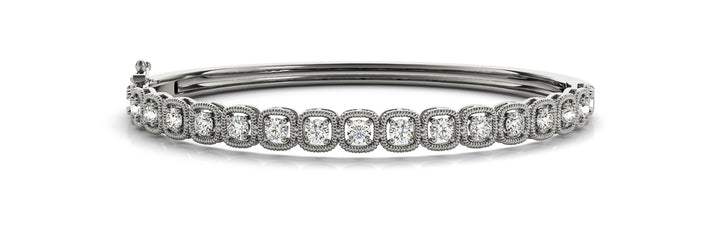 Multi-Diamond Fashion Bangle Bracelet