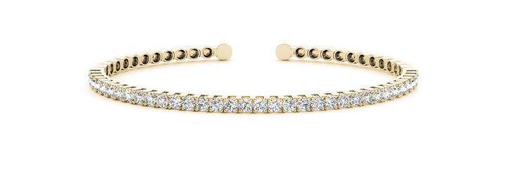 14K Yellow Gold Diamond Fashion Bracelet
