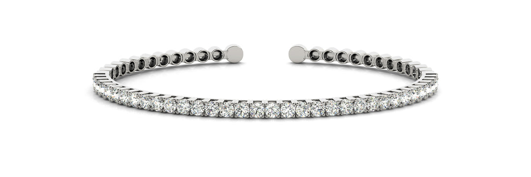 Diamond Round Traditional Bangle