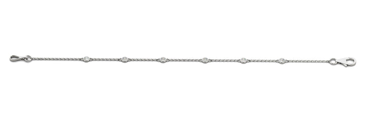 Round Diamond Chain Link Bracelet