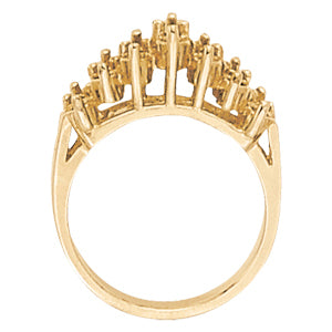 14 Diamond Round Multi-Stone Fashion Ring