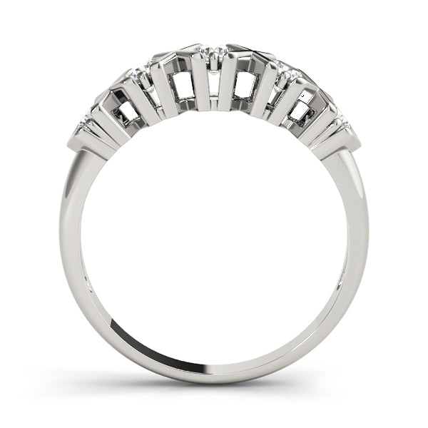 Multi-Diamond Wedding Ring