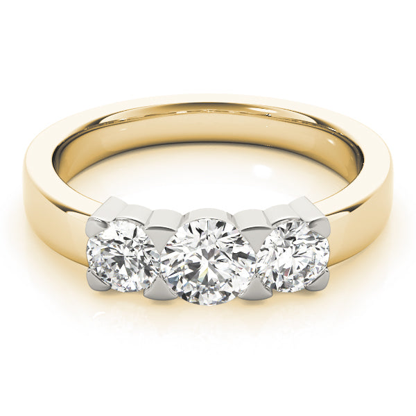 14K Yellow Gold 1 CT Diamond Engagement Ring