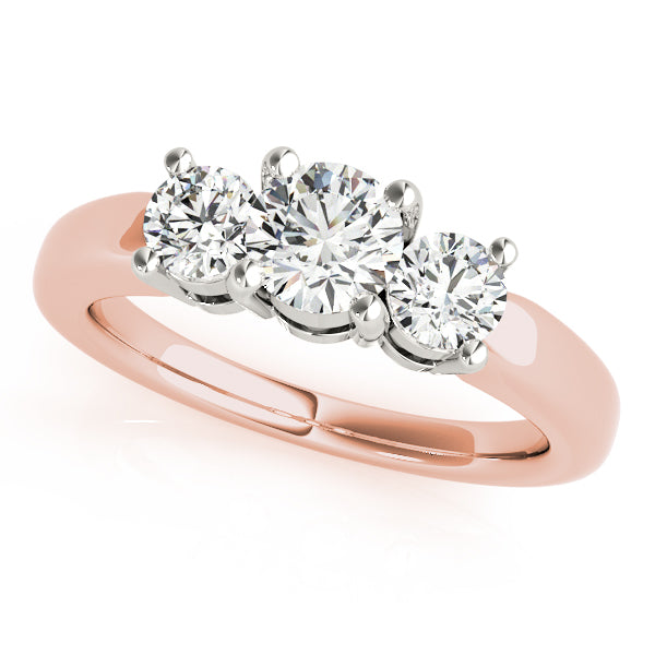 14K Rose Gold 1.33ctw Round Diamond Engagement Ring