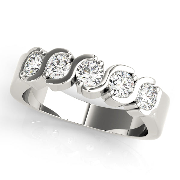 Multi-Diamond Wedding Ring