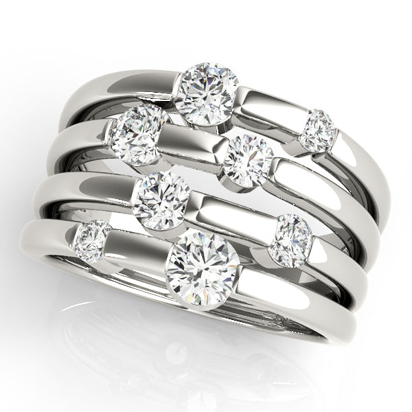 Lab Diamond Right Hand Fashion Ring