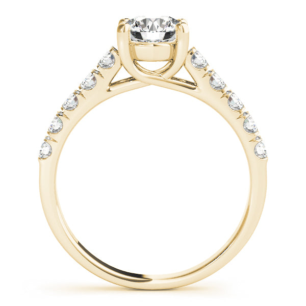 18K Yellow Gold 1 ct Diamond Engagement Ring