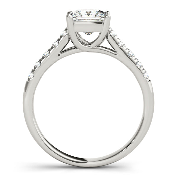 Diamond Trellis Engagement Ring in 14K Gold