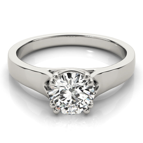 1.0 CT Round Diamond Solitaire Engagement Ring