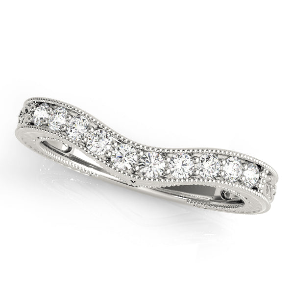 Multi-Diamond 14K Gold Wedding Ring