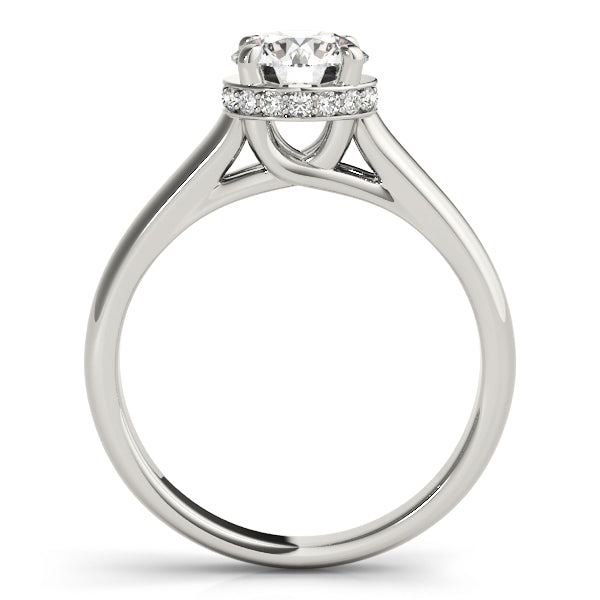 1 CT Round Diamond Solitaire Engagement Ring