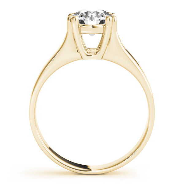18K Yellow Gold 1 CT Diamond Engagement Ring