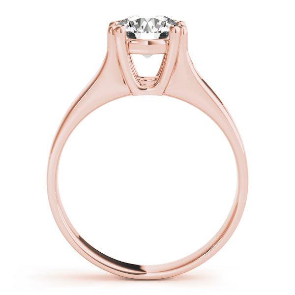 14K Rose Gold 1 CT Diamond Engagement Ring