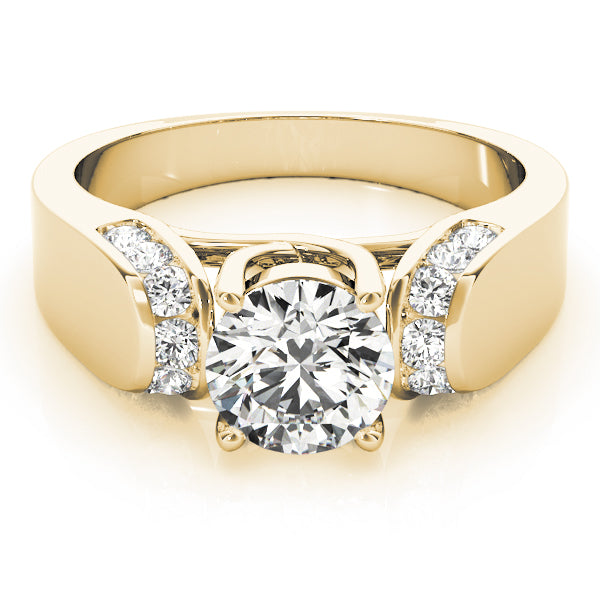 14K Yellow Gold 1 1/3 ct tw Solitaire Diamond Engagement Ring