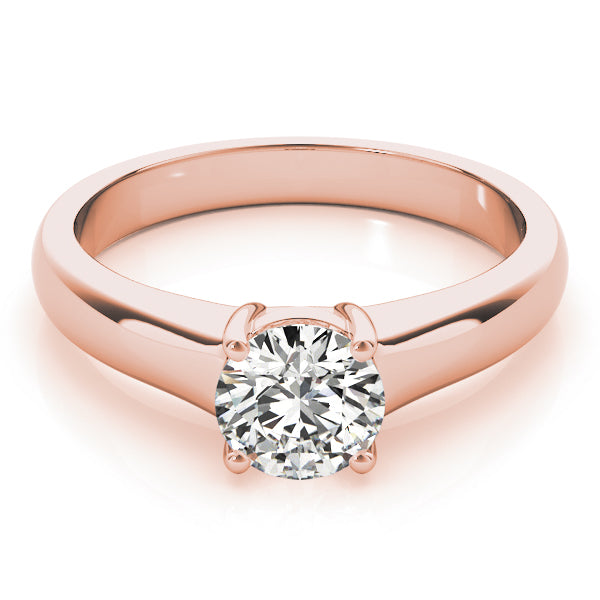 14K Rose Gold 1 CT Diamond Engagement Ring