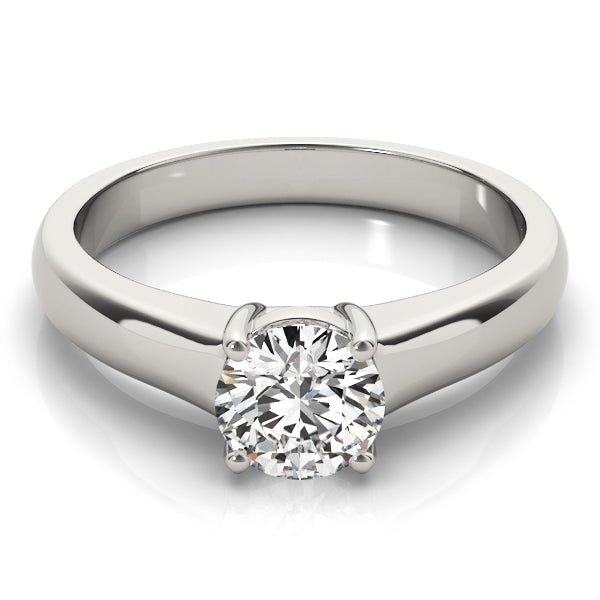 1.0 CT Round Diamond Solitaire Engagement Ring