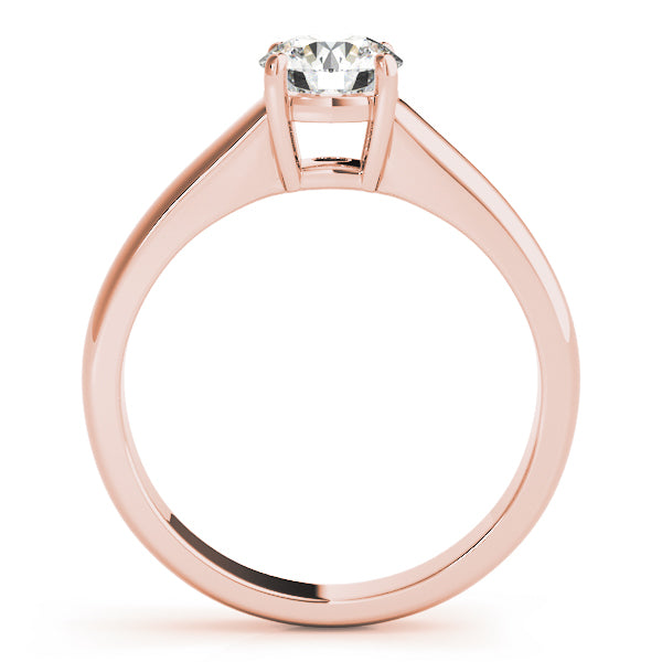 14K Rose Gold 1 CT Diamond Engagement Ring