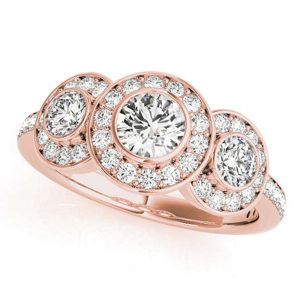 14K Rose Gold 1.50 ct Diamond Engagement Ring