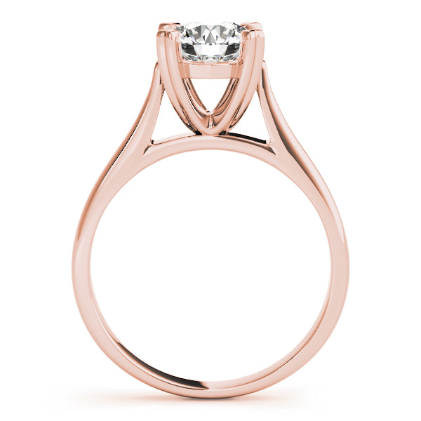 18K Rose Gold 1ct Diamond Engagement Solitaire Ring