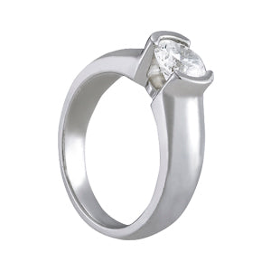1.0 CT Round Diamond Engagement Solitaire Ring