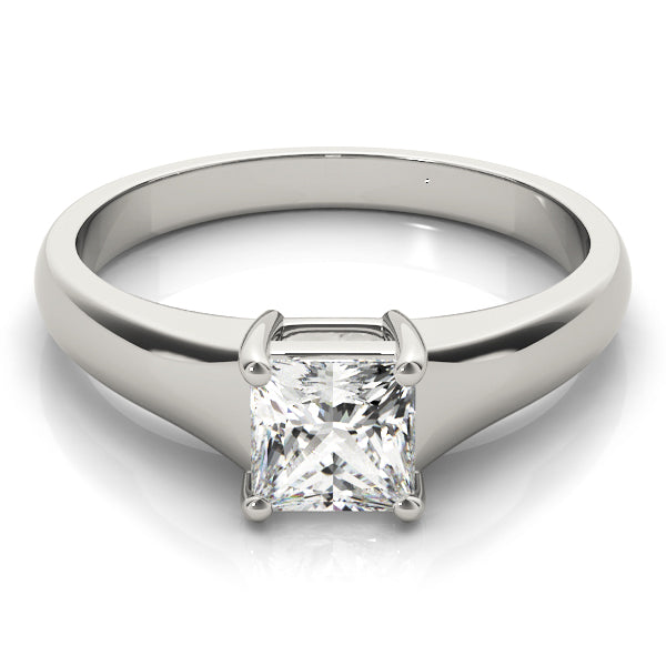 0.75ct Square Diamond Solitaire Engagement Ring