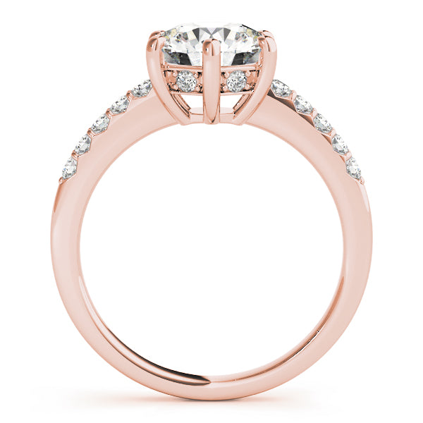 14K Rose Gold 1.16 ctw Diamond Engagement Ring
