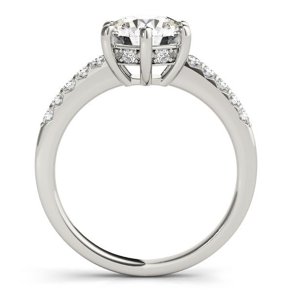 1 CT Round Diamond Engagement Ring