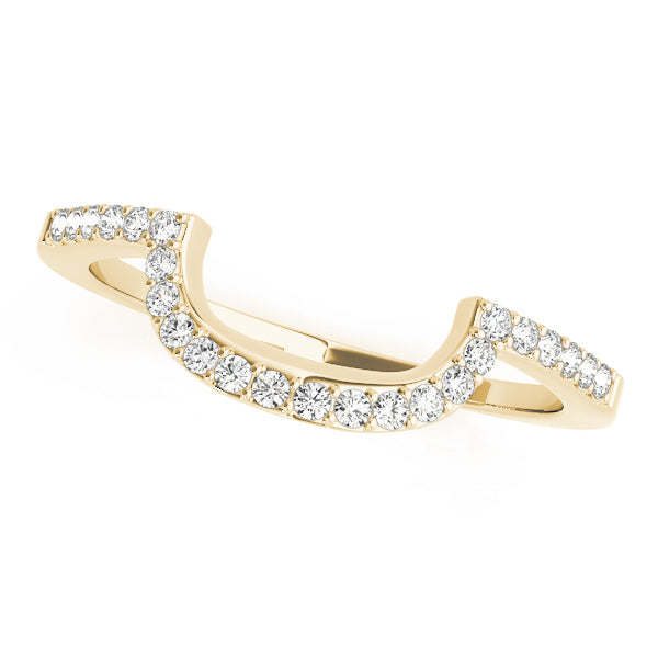 14K Yellow Gold Diamond Wedding Ring