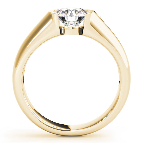 18K Yellow Gold 1ct Diamond Solitaire Engagement Ring