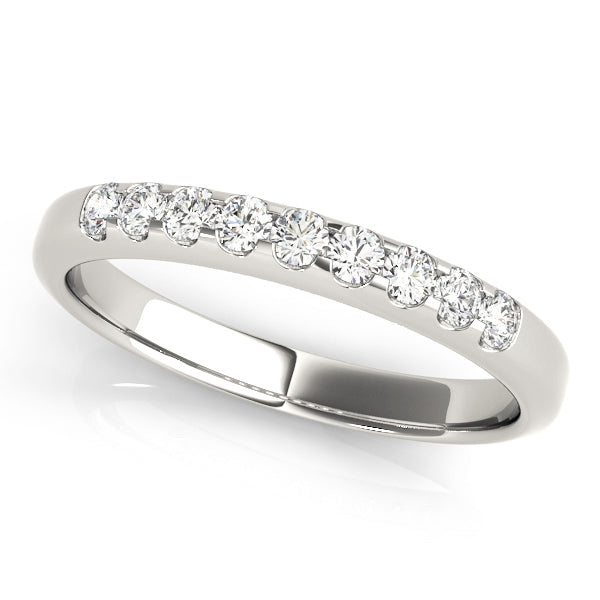 9-Diamond Round Wedding Ring