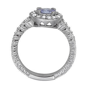Multi-Diamond Oval Fashion Ring