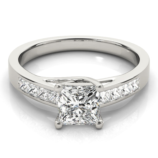 Princess Diamond Trellis Engagement Ring