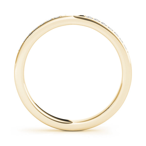 18K Yellow Gold Diamond Wedding Ring