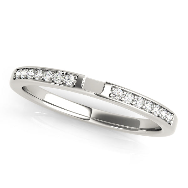 Multi-Diamond 14K Gold Wedding Ring