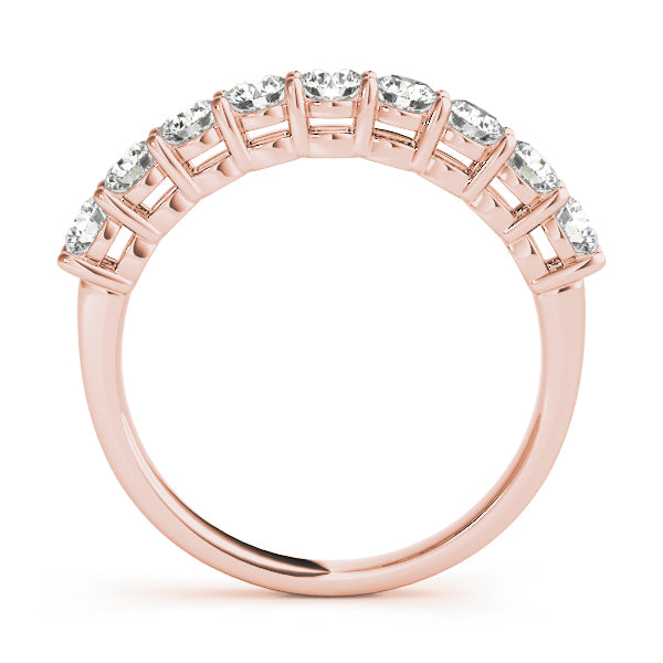 14K Rose Gold Diamond Wedding Ring