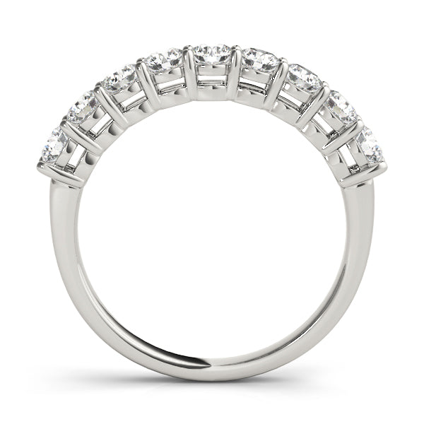 9-Diamond Round Wedding Ring