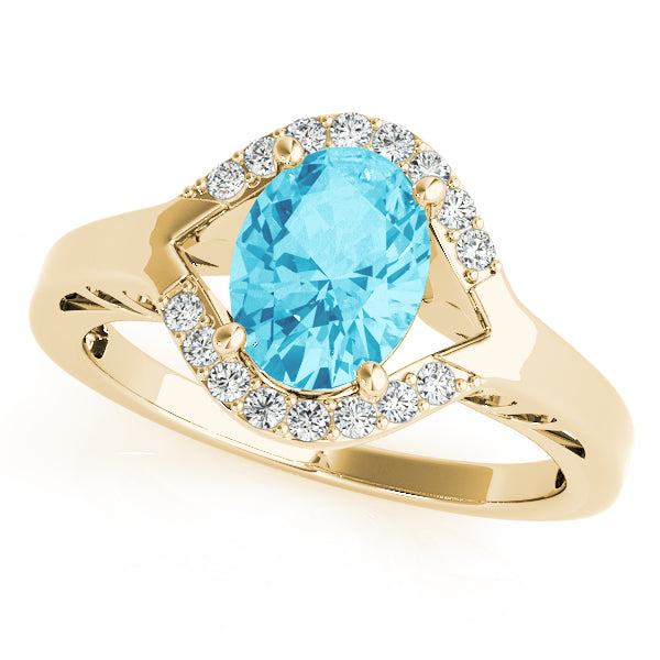 14K Yellow Gold Multi-Diamond Fashion Ring