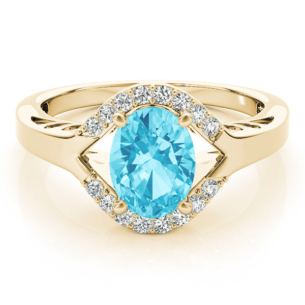 14K Yellow Gold Multi-Diamond Fashion Ring