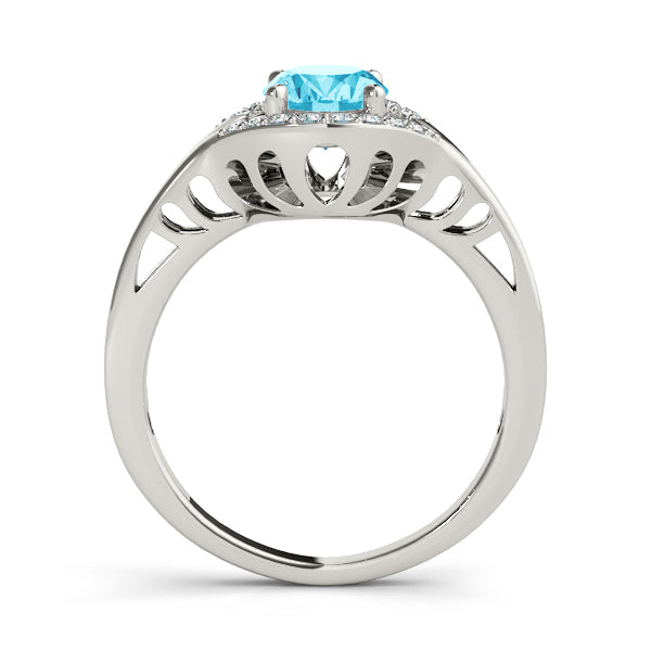 Diamond Oval Fashion Ring