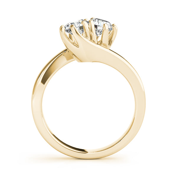 14K Yellow Gold 1ctw Round Diamond Fashion Ring