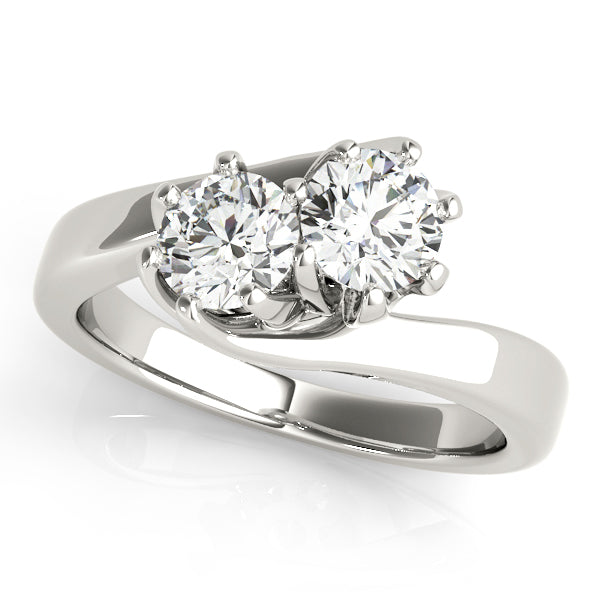 Diamond Two Stone Ring